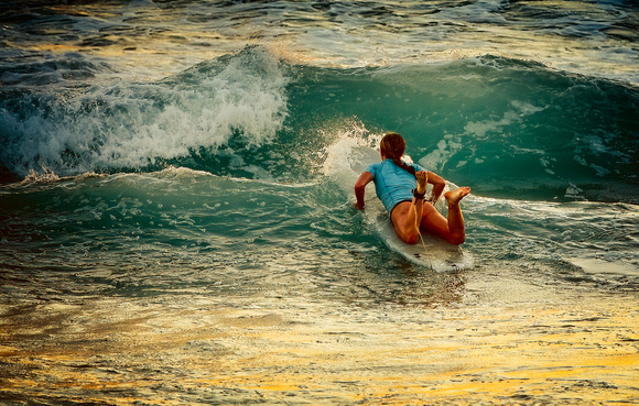 Sunset Surfer Kauai_DSC7560 copy