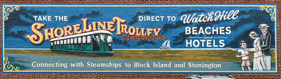 12 Beach Trolleys Mural